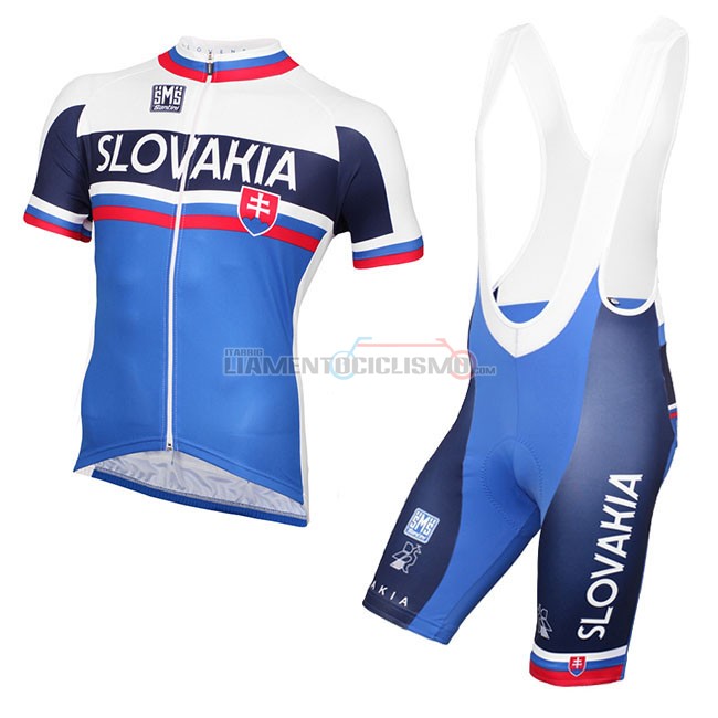 Abbigliamento Ciclismo Russia Bianco Manica Corta 2018 Blu